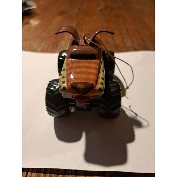 Monster Jam Ornaments Monster Mutt Grave Digger + 4 Hand-Painted Christmas - Picture 3 of 9